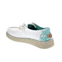 Mocasines Hey Dude zapatos Mujer modelo Wendy Espadrille Blanco 