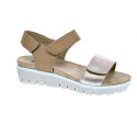 Sandalias Imac zapatos Mujer modelo 108560 Beige 