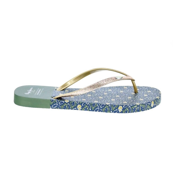 Chanclas Pepe Jeans zapatos Mujer modelo Rake Wing Oro 