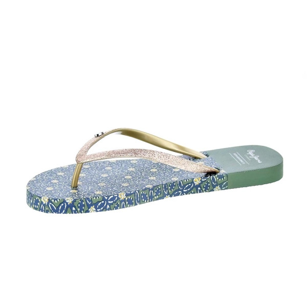 Chanclas Pepe Jeans zapatos Mujer modelo Rake Wing Oro 