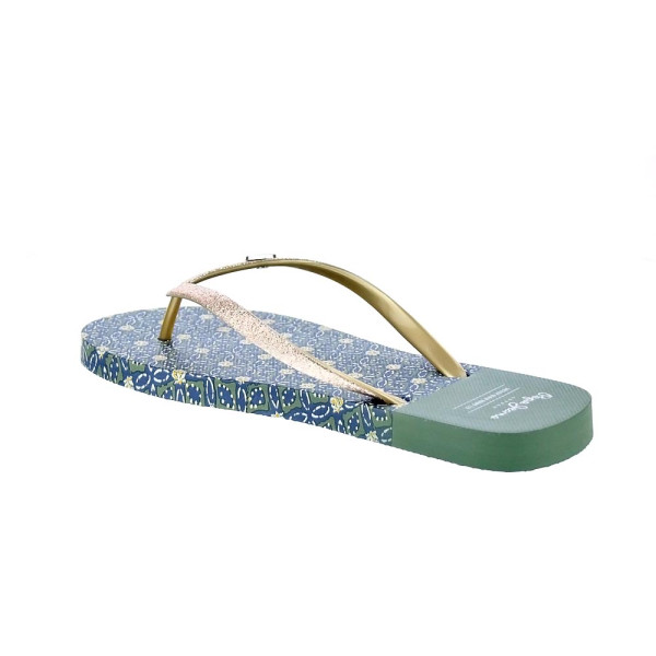 Chanclas Pepe Jeans zapatos Mujer modelo Rake Wing Oro 