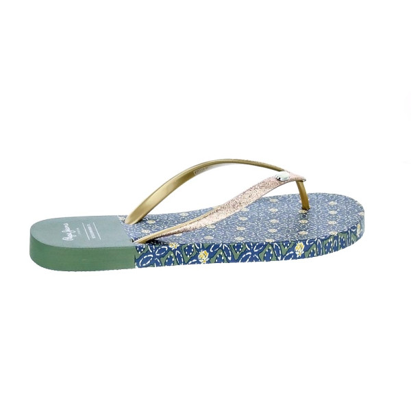 Chanclas Pepe Jeans zapatos Mujer modelo Rake Wing Oro 