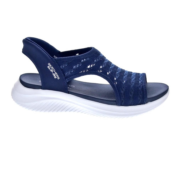 Sandalias Skechers zapatos Mujer modelo Ultra Flex 3.0 Azul 