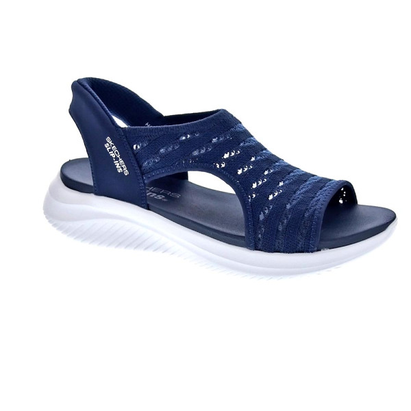 Sandalias Skechers zapatos Mujer modelo Ultra Flex 3.0 Azul 