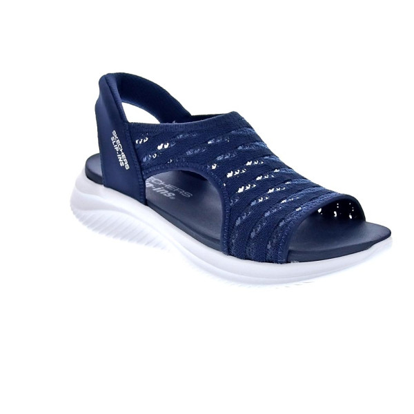 Sandalias Skechers zapatos Mujer modelo Ultra Flex 3.0 Azul 