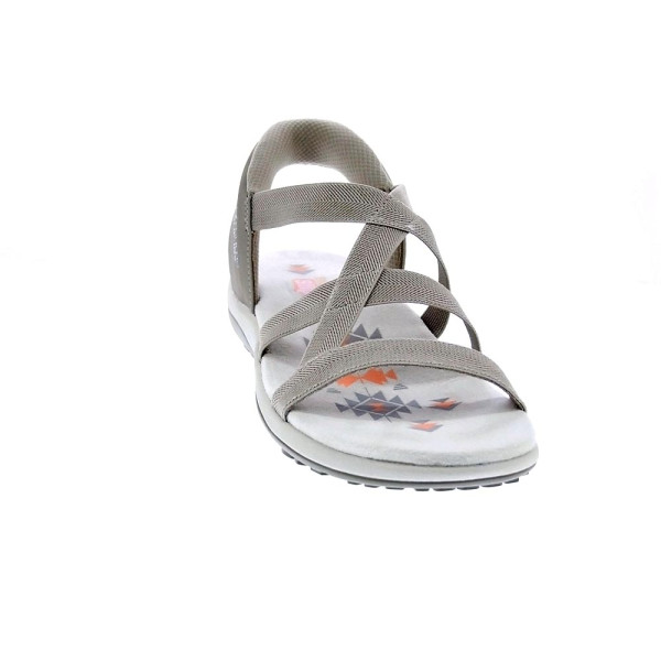 Sandalias Skechers zapatos Mujer modelo Reggae Slim Beige 