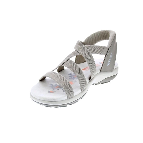 Sandalias Skechers zapatos Mujer modelo Reggae Slim Beige 