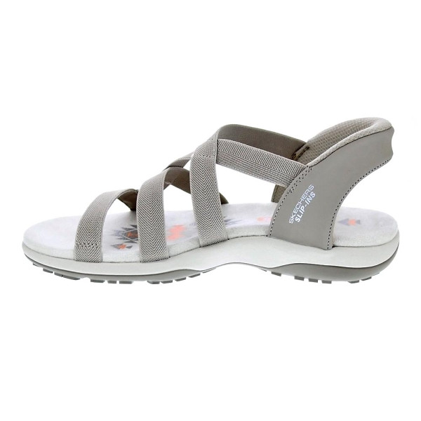 Sandalias Skechers zapatos Mujer modelo Reggae Slim Beige 