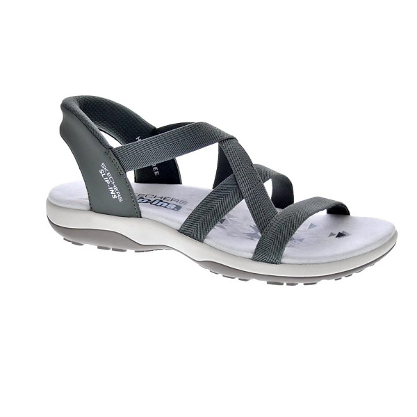 Sandalias Skechers zapatos Mujer modelo Reggae Slim Verde 