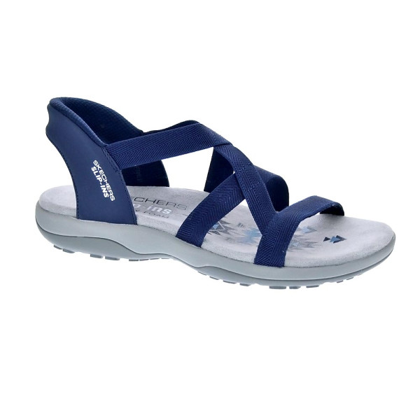 Sandalias Skechers zapatos Mujer modelo Reggae Slim Azul 