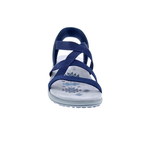 Sandalias Skechers zapatos Mujer modelo Reggae Slim Azul 