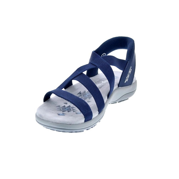 Sandalias Skechers zapatos Mujer modelo Reggae Slim Azul 