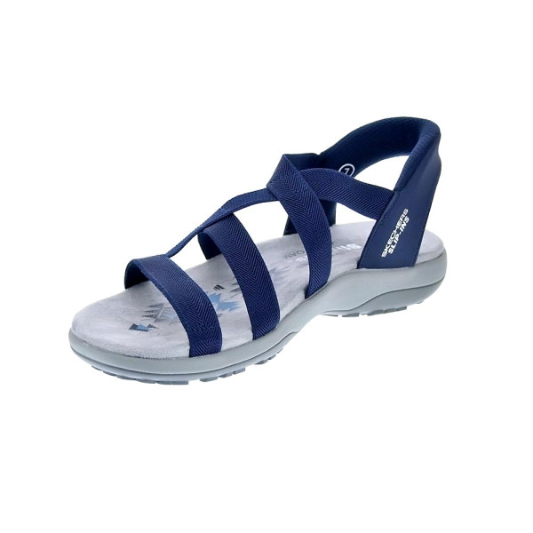 Sandalias Skechers zapatos Mujer modelo Reggae Slim Azul 