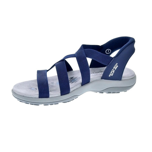 Sandalias Skechers zapatos Mujer modelo Reggae Slim Azul 