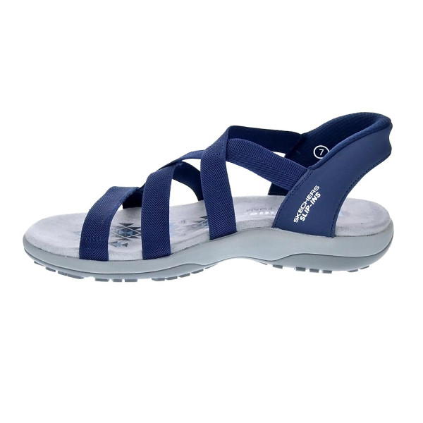 Sandalias Skechers zapatos Mujer modelo Reggae Slim Azul 