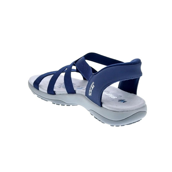 Sandalias Skechers zapatos Mujer modelo Reggae Slim Azul 