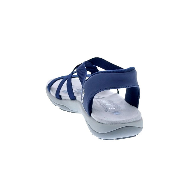 Sandalias Skechers zapatos Mujer modelo Reggae Slim Azul 