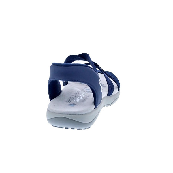 Sandalias Skechers zapatos Mujer modelo Reggae Slim Azul 