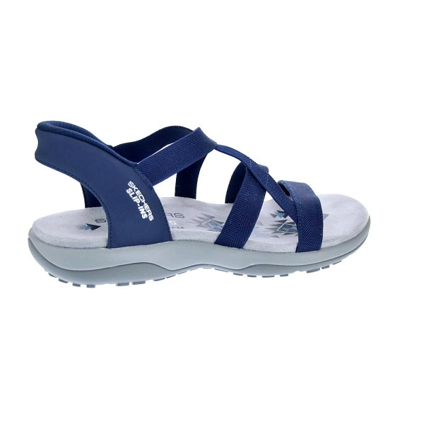 Sandalias Skechers zapatos Mujer modelo Reggae Slim Azul 