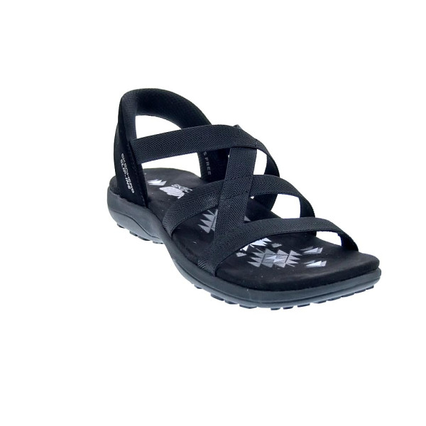 Sandalias Skechers zapatos Mujer modelo Reggae Slim Negro 