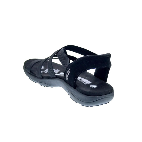 Sandalias Skechers zapatos Mujer modelo Reggae Slim Negro 