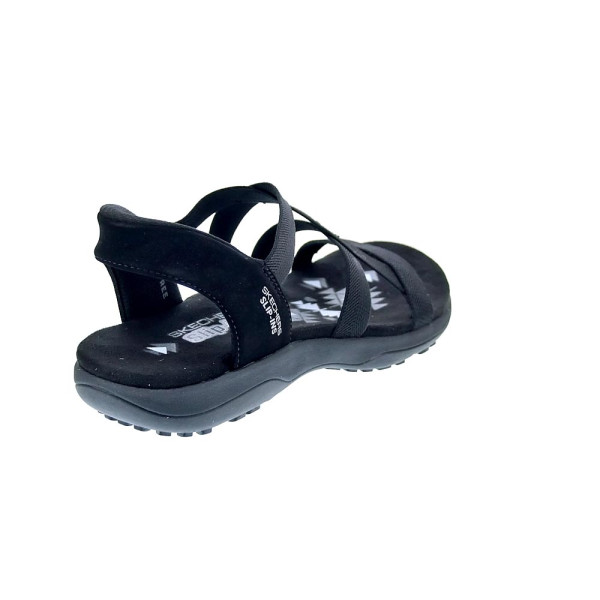 Sandalias Skechers zapatos Mujer modelo Reggae Slim Negro 