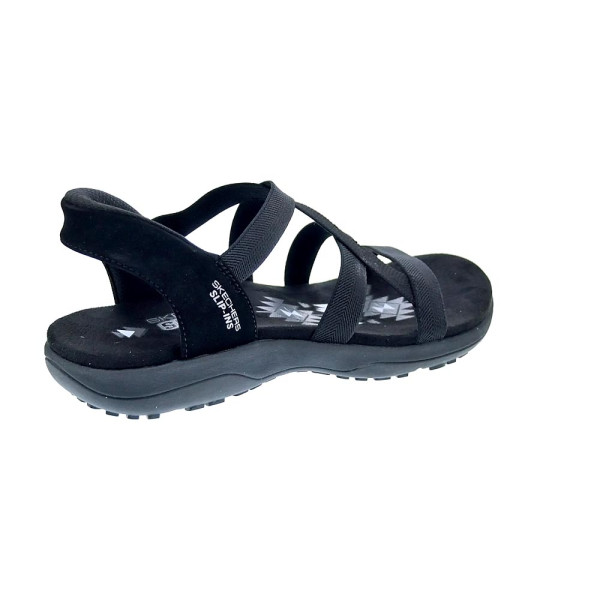 Sandalias Skechers zapatos Mujer modelo Reggae Slim Negro 