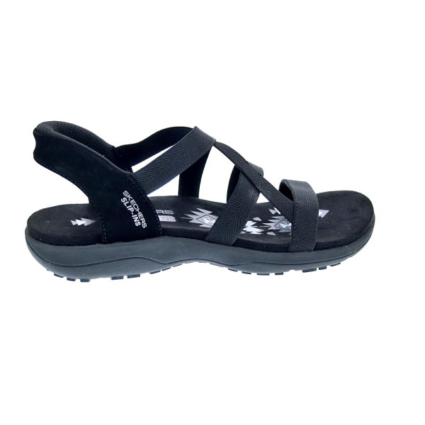Sandalias Skechers zapatos Mujer modelo Reggae Slim Negro 