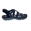 Sandalias Skechers zapatos Mujer modelo Reggae Slim Negro 