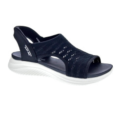 Sandalias Skechers zapatos Mujer modelo Ultra Flex 3.0 Negro  2