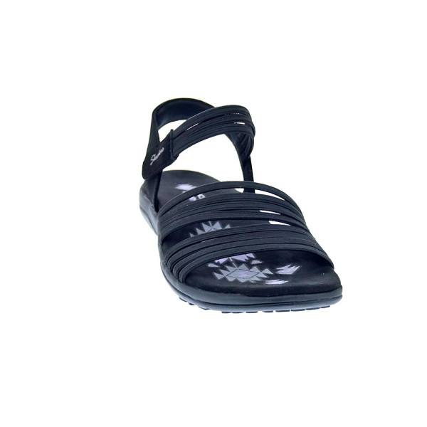 Sandalias Skechers zapatos Mujer modelo Reggae Slim Negro 