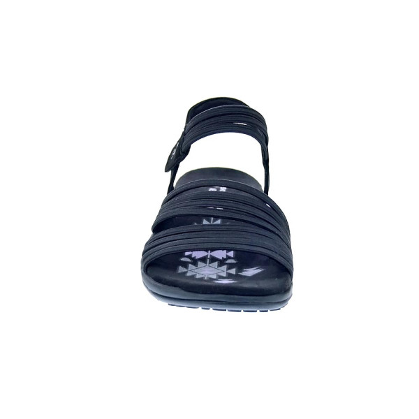 Sandalias Skechers zapatos Mujer modelo Reggae Slim Negro 