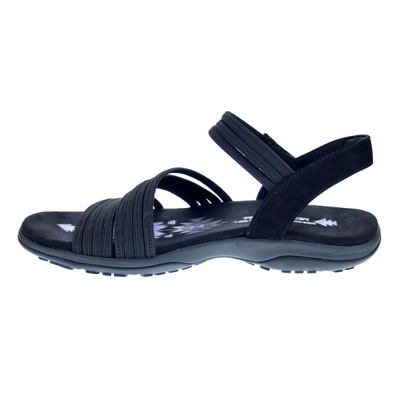 Sandalias Skechers zapatos Mujer modelo Reggae Slim Negro 
