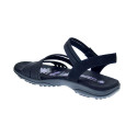 Sandalias Skechers zapatos Mujer modelo Reggae Slim Negro 