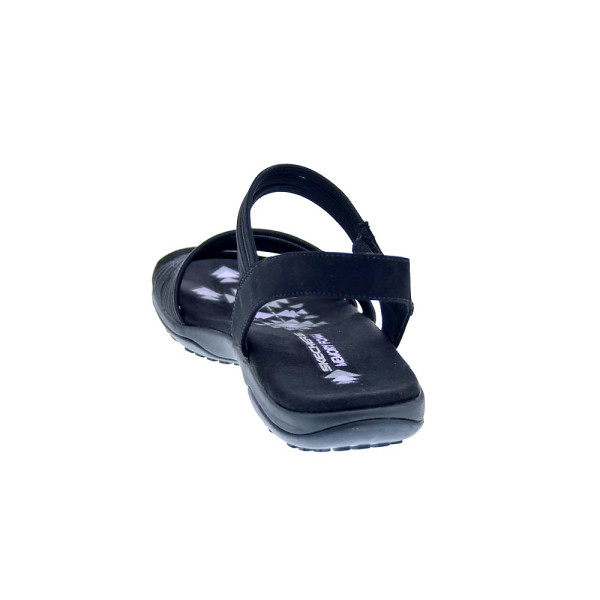 Sandalias Skechers zapatos Mujer modelo Reggae Slim Negro 