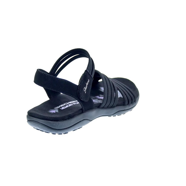 Sandalias Skechers zapatos Mujer modelo Reggae Slim Negro 