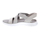 Sandalias Skechers zapatos Mujer modelo Go Walk Flex Beige 