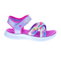Sandalias Skechers zapatos Niña modelo Jumpsters Plata 