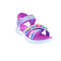 Sandalias Skechers zapatos Niña modelo Jumpsters Plata 