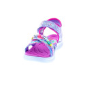 Sandalias Skechers zapatos Niña modelo Jumpsters Plata 