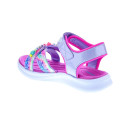 Sandalias Skechers zapatos Niña modelo Jumpsters Plata 