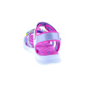 Sandalias Skechers zapatos Niña modelo Jumpsters Plata 