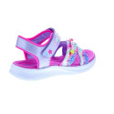 Sandalias Skechers zapatos Niña modelo Jumpsters Plata 