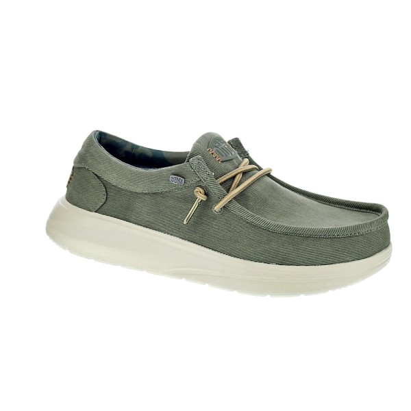 Mocasines Hey Dude zapatos Hombre modelo Wally Comf Verde 