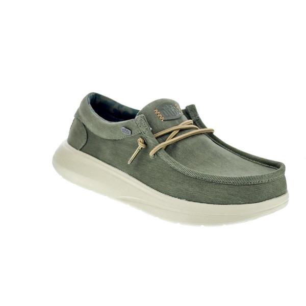 Mocasines Hey Dude zapatos Hombre modelo Wally Comf Verde 