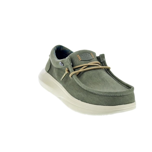 Mocasines Hey Dude zapatos Hombre modelo Wally Comf Verde 