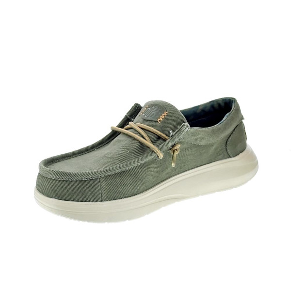 Mocasines Hey Dude zapatos Hombre modelo Wally Comf Verde 