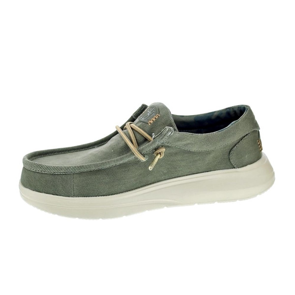 Mocasines Hey Dude zapatos Hombre modelo Wally Comf Verde 