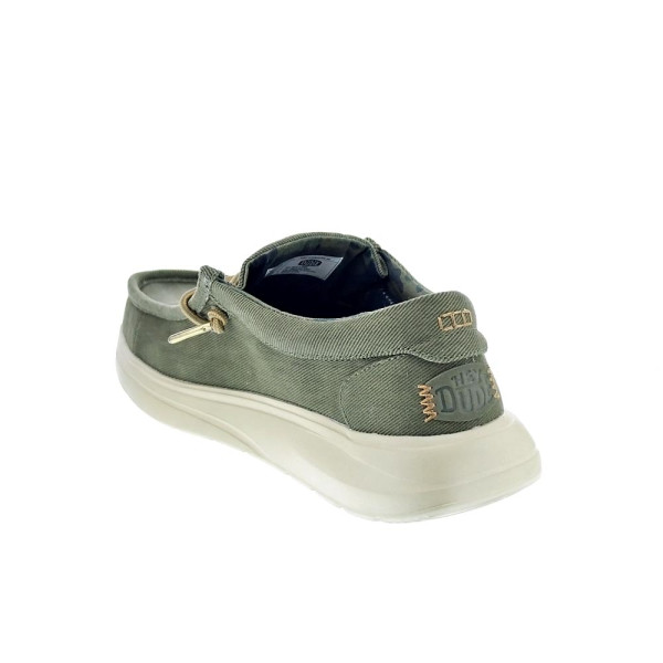 Mocasines Hey Dude zapatos Hombre modelo Wally Comf Verde 