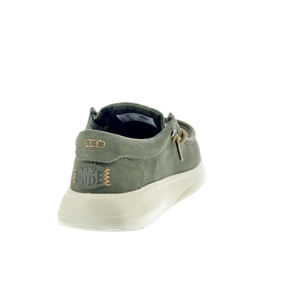 Mocasines Hey Dude zapatos Hombre modelo Wally Comf Verde 